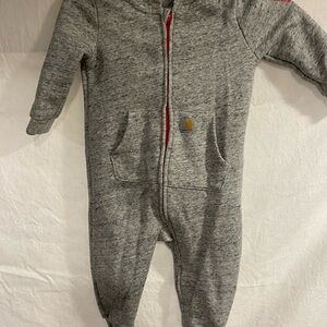 Gray Baby Girls 6 months One Piece Outerwear Hoodie
